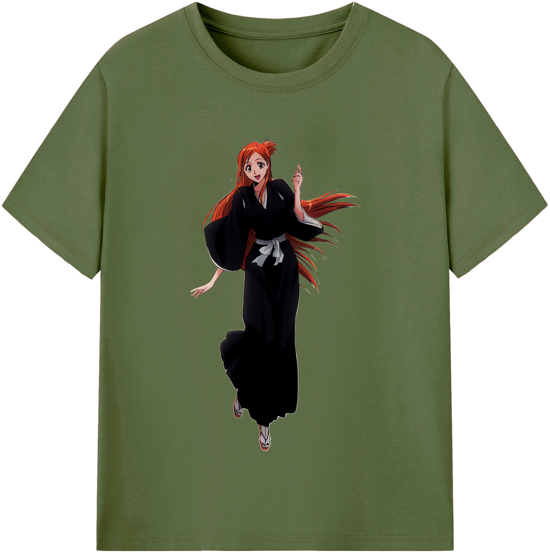 （画像用） ブリーチ 井上織姫（いのうえおりひめ） BLEACH Inoue Orihime 綿100％半袖Tシャツ（フロントプリント）